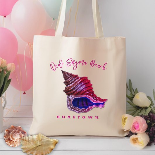  Wulk Seashell - aangepaste tekst Tote Bag