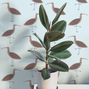 Wulp Vogels Kustpatroon Behang