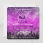 Wun Fun Halloween Faire-part de mariage (Dos)