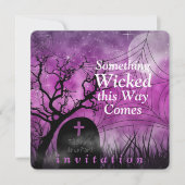 Wun Fun Halloween Faire-part de mariage (Devant)