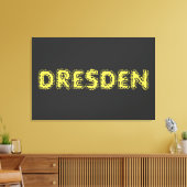 Wunderbares Design für alle Dresdner Canvas Afdruk (Insitu (Woonkamer))
