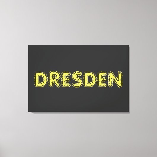 Wunderbares Design für alle Dresdner Canvas Afdruk (Voorkant)