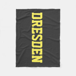 Wunderbares Design für alle Dresdner Fleece Deken