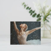 Wunderschöne Ballerina im Tutu Briefkaart (Staand voorkant)