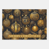 Wunderschönes Weihnachtspapier mit Weihnachtskugel Inpakpapier Vel (Voorkant 3)