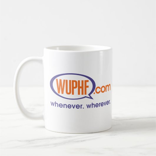 WUPHF.com Coffee-Mok Koffiemok (Links)