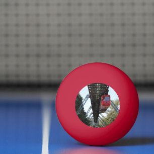 Wuppertal drijvende trein/Wuppertaler Schwebebahn Pingpongballen