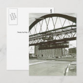 Wuppertal Floating Train Foto Briefkaart (Voorkant / Achterkant)
