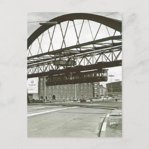  Wuppertal Floating Train Foto Briefkaart