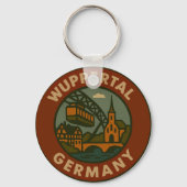 Wuppertal Germany City Art Sleutelhanger (Voorkant)