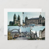 Wuppertal Photo Collage Briefkaart (Voorkant / Achterkant)