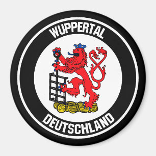 Wuppertal Round Emblem Magneet