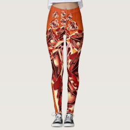 Würfel der Liebe mit Herzen Leggings