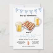 Wurst gedrag Oktoberfest Party Kaart (Voorkant)