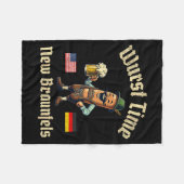 Wurst Time Wurst Fest German Beer Festival New Bra Fleece Deken (Voorkant (Horizontaal))