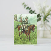 Württemberger Dragoon Briefkaart (Staand voorkant)