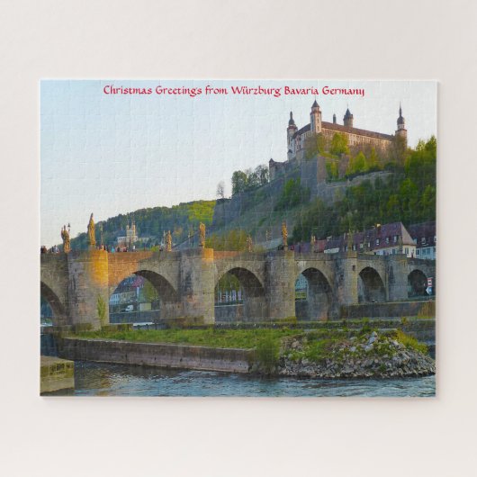 Würzburg Bavière Allemagne. Jigsaw Puzzle (Horizontal)