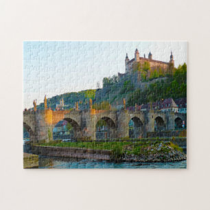 Würzburg Beieren Duitsland. Legpuzzel