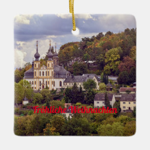 Wurzburg Duitsland kerstversiering Keramisch Ornament