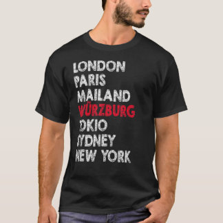Würzburg Metropolis Residence Home Trots idee T-shirt