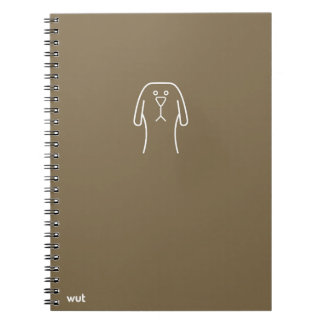 wut.dog Spiral notebook Notitieboek