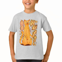 Wut? / Een Oranje kattenillustratie