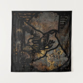 Wutang Cat DJ Style Wandkleed (Voorkant (horizontaal))