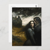 Wuthering Heights, Emily Bronte Gothic Literatuur Briefkaart (Voorkant / Achterkant)