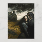 Wuthering Heights, Emily Bronte Gothic Literatuur Briefkaart (Voorkant)
