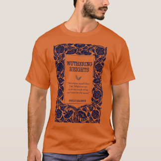 Wuthering Heights Heathcliff boekenachtige Bronte  T-shirt