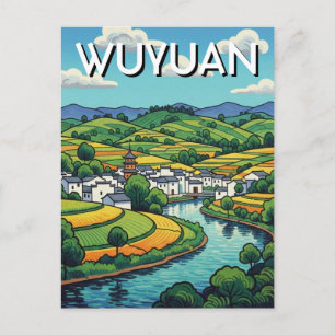 Wuyuan China Ansichtkaart Briefkaart