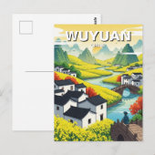 Wuyuan Jiangxi China Reizen Briefkaart (Voorkant / Achterkant)