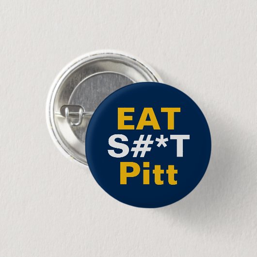 WV Button Pin - Eat It Pitt  (Voorkant /achterkant)