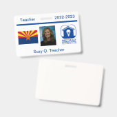 WVHF-leraar ID-badge Badge (Front & Back)
