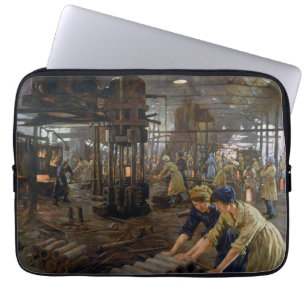 WW1 1918 Vrouwen werken bij een Munitie fabriek Laptop Sleeve