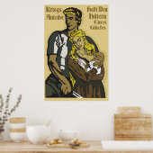 WW1 Allemand Poster Kriegsanleihe, helft den Hüter (Cuisine)