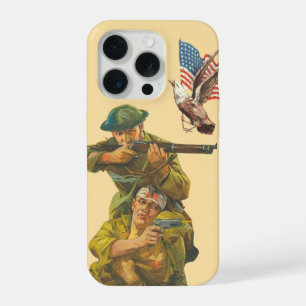 WW1 Amerikaanse Doughboy-poster kunst iPhone 15 Pro Hoesje