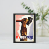 WW1 carte collectrice 1914 CANADA PROPAGANDA (Debout devant)