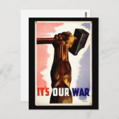 WW1 carte collectrice 1914 CANADA PROPAGANDA (Devant / Derrière)