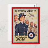 WW1 carte collectrice 1914 CANADA PROPAGANDA (Devant / Derrière)