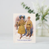 WW1 "Dragen aan" Briefkaart (Staand voorkant)