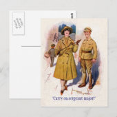 WW1 "Dragen aan" Briefkaart (Voorkant / Achterkant)