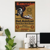 WW1 Duits Poster Kameraden (Thuiskantoor)