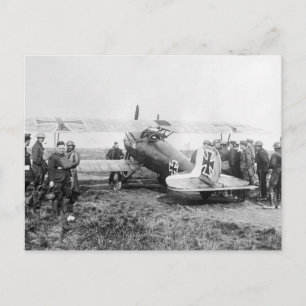 WW1 Duits Vuurvliegtuig, jaren 1910 Briefkaart