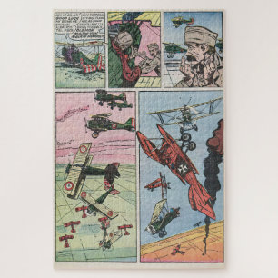 WW1 Fighter Plane Dogfight strippagina Legpuzzel