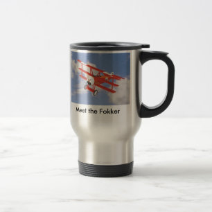 WW1 fokker-triplane, ontmoet de Fokker Reisbeker