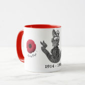 WW1 Mok van het koninklijk Noord-Lancashire Regime (Voorkant links)