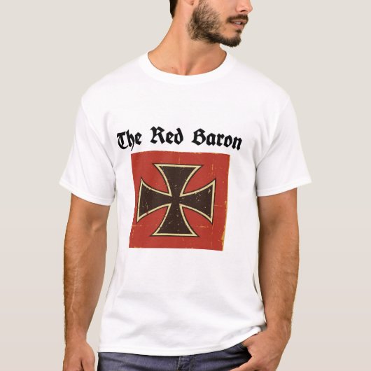 WW1 Red Baron Fighter Ace t-shirt (Voorkant)