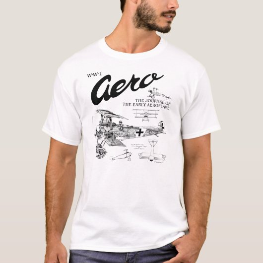 WW1 T-shirt triplan aérien du Fokker Dr.1 (Devant)