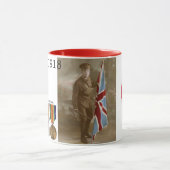 WW1 Verspreid Mok. We zullen ze onthouden Mok (Midden)